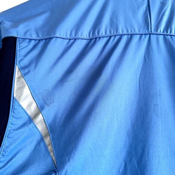 Vintage Nike Track Jacket Full Zip Windbreaker Y2K 90s Gray Tag Mesh Blue Small - Picture 6 of 7